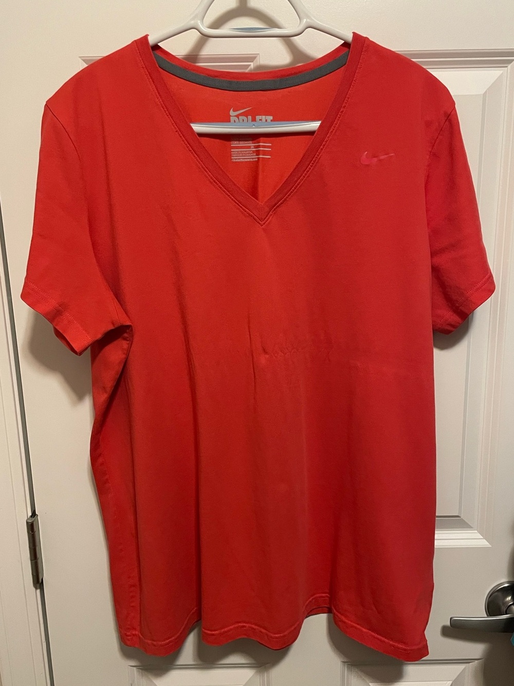 Nike V-Neck Short Sleeve Performance Tee